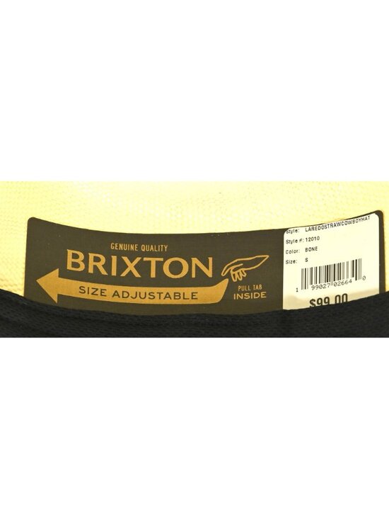 Brixton Laredo Straw Cowboy Hat in Bone main image 10